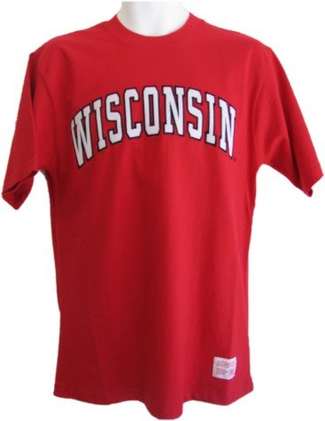 Buy Men's Wisconsin Badgers S S Campus Yard Embroidered T-Shirt