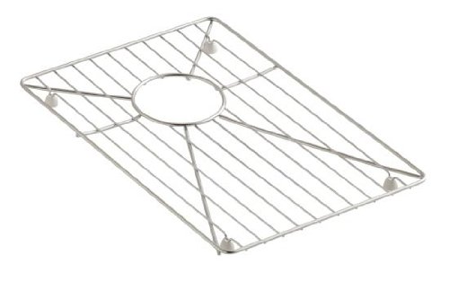 Kohler K-6477-ST Stainless Steel Vault Vault 11 1/5 Bottom Sink Rack for 36 Offset Apron Front Sin