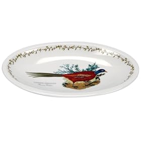 Portmeirion Birds of Britain Earthenware 13 x 8-Inch Medium Low Oval Server by Portmeirion
