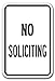 No Soliciting Sign 12