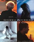 Abnormal Psychology In Context: Voices and Perspectives