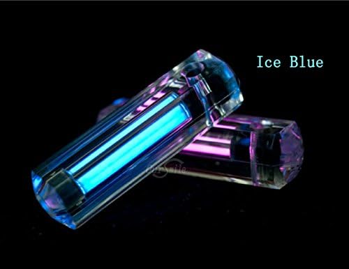 Oursmile 3x22.5mm Self-luminous Keychain Tube 1 pc (Ice Blue)