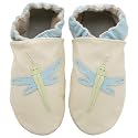 Robeez Infant/Toddler Dragonfly Slip-On,Cream,6-12 Months (US Infant 2.5-4 M)