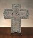 Eternal Life Cross ~ By Faith ~ Stone Resin ~ Bible Inspired John 3:16 ~ Great Gift Graduation, Wedding, Church Event, Religious, ~ Quality