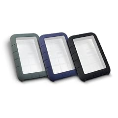 LaCie Rugged Sleeves  Schutzh�llen  3er Set Farben: gr�n-grau, blau-grau, schwarz
