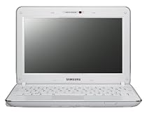 Samsung N210 10.1-inch Netbook (Intel Atom N450 1.66 GHz Processor, 1 GB RAM, 250 GB HDD, 6 Cell Battery, up to 11.2 Hours, Webcam, Windows 7 Starter, White)