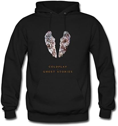 LHZO Printing Girl's Coldplay Graphic Cotton Hoodie Sweatshirt XX-Large Black