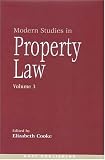 Modern Studies in Property Law: v. 3