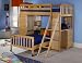 Solid Birch Loft Bed*bunk Bed*desk*drawers Image #1