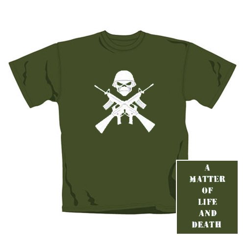 Iron Maiden - T-Shirt Crossed Guns (in L)