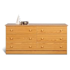 Oak 6-Drawer Dresser