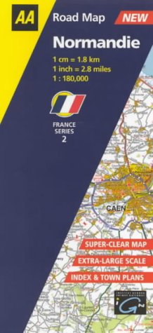 City Travel Guides Discounted  Books : Normandie (AA Road Map France Series)