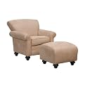 New Trier Chair and Ottoman - Khaki