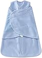 HALO SleepSack Micro-Fleece Swaddle, Baby Blue, Preemie