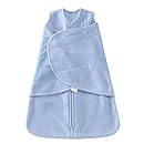 HALO SleepSack Micro-Fleece Swaddle, Baby Blue, Preemie