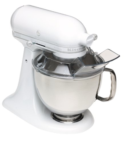 Factory-Reconditioned KitchenAid RRK150WW Artisan Series 5-Quart Mixer, White on White