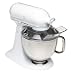 Factory-Reconditioned KitchenAid RRK150WW Artisan Series 5-Quart Mixer, White on White