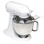 Factory-Reconditioned KitchenAid RRK150WW Artisan Series 5-Quart Mixer, White on White