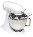 Factory-Reconditioned KitchenAid RRK150WW Artisan Series 5-Quart Mixer, White on White