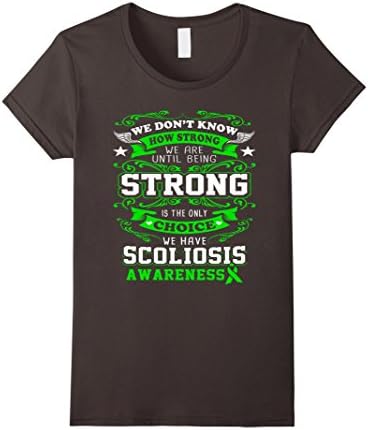 Women's Scoliosis Awareness Shirt For Women/Men- Scoliosis shirt XL Asphalt