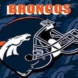 Denver Broncos Plush Throw Blanket