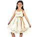 Palma City, Girl's Light Summer Dress With Straps: Hand-Embroidered. 100% All Natural Cotton.