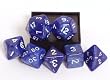 Blue Pearl 7-piece Dice Set