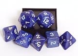 Blue Pearl 7-piece Dice Set
