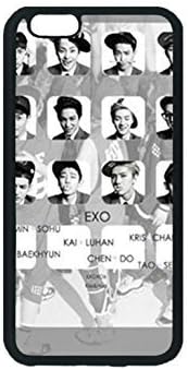 EXO Band style6 Custom Image Special Designed for Apple iphone 6 4.7" phones case,Black Silicone Rubber TPU iphone6 4.7" inch Case Cover