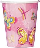 Pack Of 8 Butterflies & Dragonflies Paper Cups.