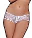 ohyeah Women's Lingerie Crotchless Lace Briefs See Through Underwear
