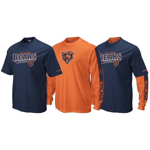 External hard drive:Reebok Chicago Bears Option 3-in-1 Combo T-Shirt