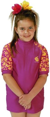 White Rash Guard Swim Shirts for boys & girls