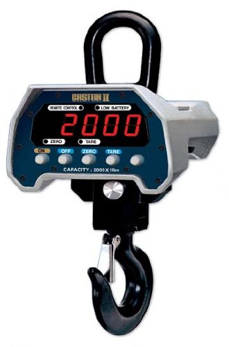 CAS Caston II 2-THB, Standard Duty Crane Scale, 5000 x 2lbs.