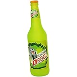 Silly Squeakers Mountain Drool Beer Bottle Dog Toy, Green