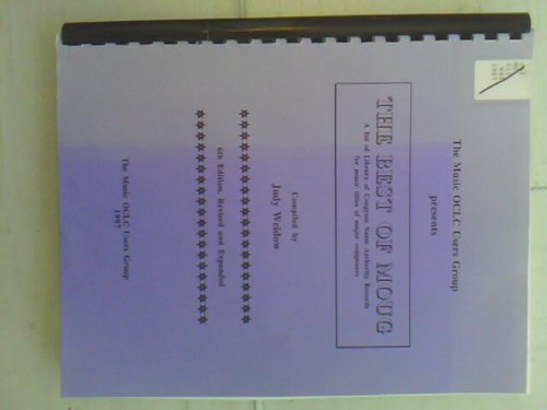 The Music OCLC Users Group presents The best of MOUG