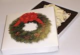 Scott's Cakes 1 lb. White Chocolate Pretzel Bark in a Wreath Box