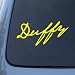 DUFFY - Vinyl Car Decal Sticker #A1596 | Vinyl Color: Yellow