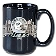 New York Jets VIP Black 12 oz Collector's Coffee Mug - NFL Football Fan Shop Sports Team Merchandise