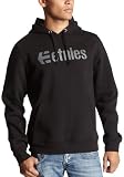 ETNIES Young Men's Corporate Pullover Fleece,Black,Medium