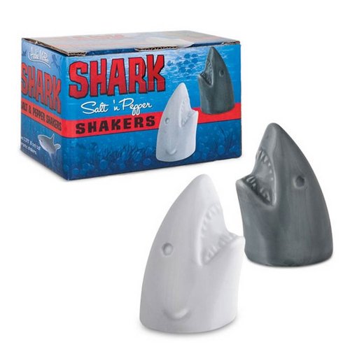 Shark Ceramic Salt and Pepper Shakers