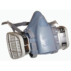 3M 7500 Series Respirator Half Facepiece Kit With Filters Large (No Eye Protection) by 3M