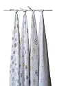 Aden & Anais Muslin Wraps 4-Pack - Neutral Shapes