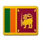 Sri Lanka Flag Mouse Pad