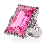 Eve's Addiction Replica Pink CZ Engagement Ring