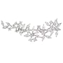 Diamond 18k White Gold Brooch Pin