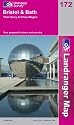 Bristol and Bath, Thornbury and Chew Magna (Landranger Maps) (OS Landranger Map)