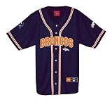 Men's Denver Broncos S/S Team Color Baseball Jersey