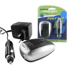 Chargeur secteur et voiture JVC BN-V408, 416, 428 230V/12V