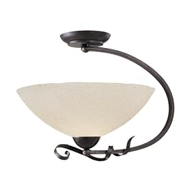 Thomas Lighting - M2958-40 : Palazzo One-light semi-flushmount from Thomas Lighting
